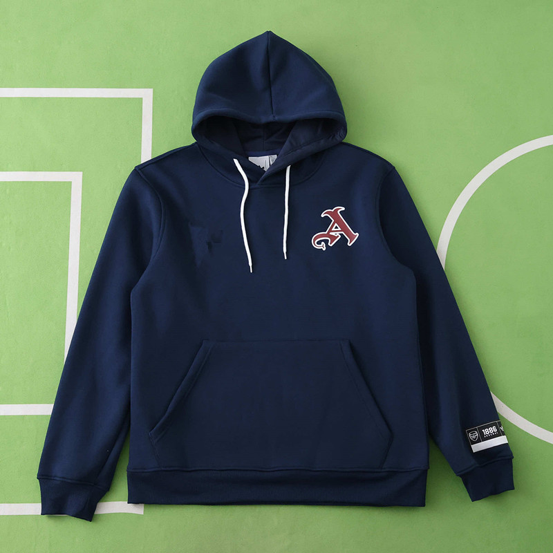 2025 Arsenal black Hooded Hoodie set