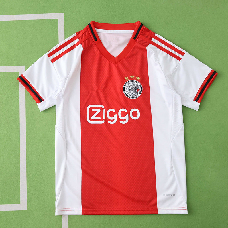 2526 season AFC Ajax home Kids kit