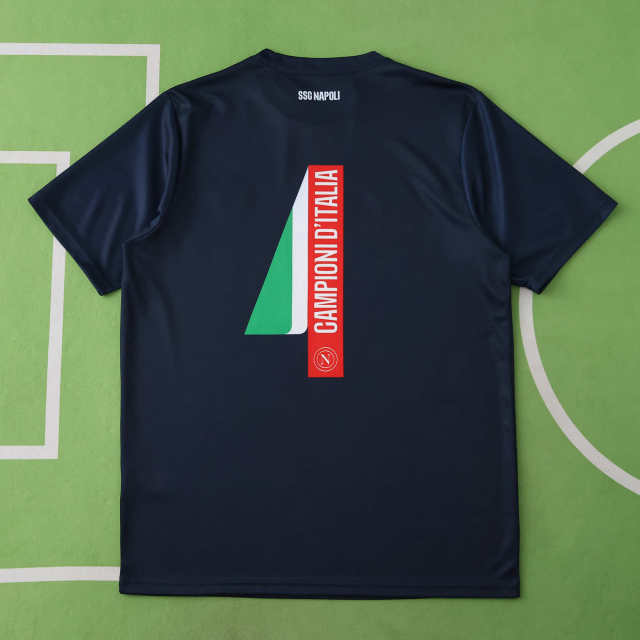 2526 S.S.C. Napoli win a championship T shirt
