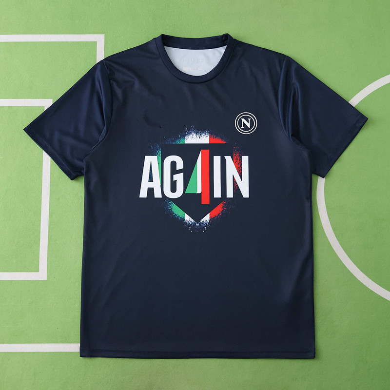 2526 S.S.C. Napoli win a championship T shirt