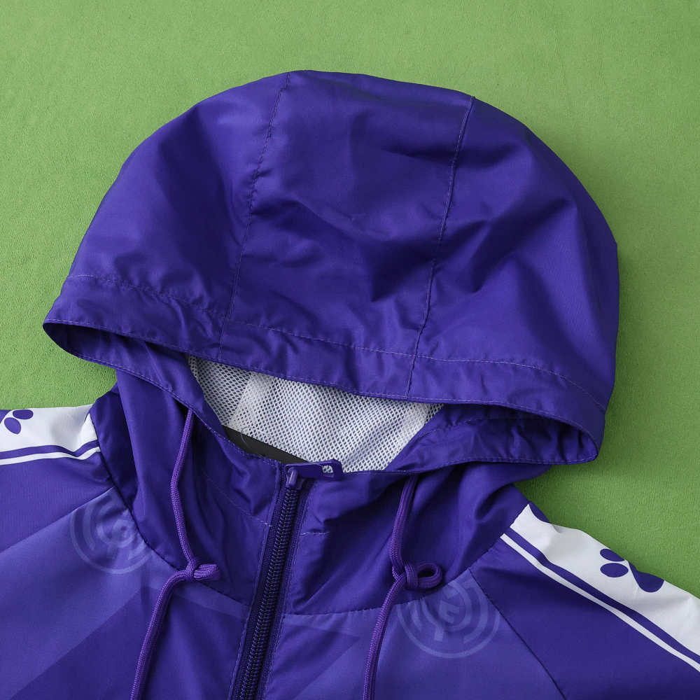 9596 Real Madrid CF purple Hooded windbreak