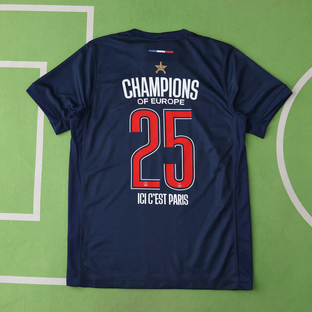 2425 season Paris Saint-Germain F.C. home Champions of Europe 2025 Fan version