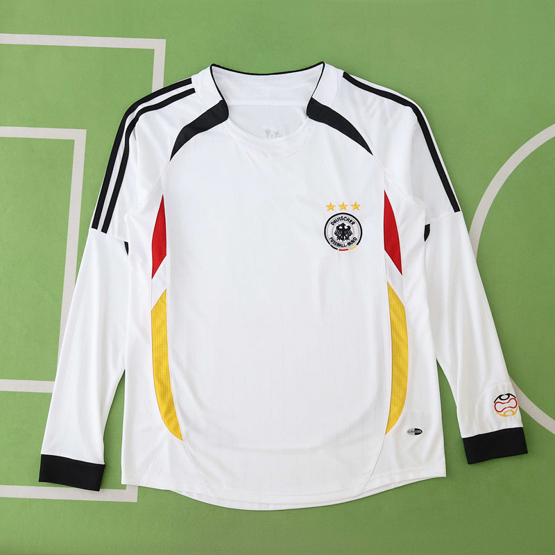 2006 season Germany home Long sleeved retro Fan version