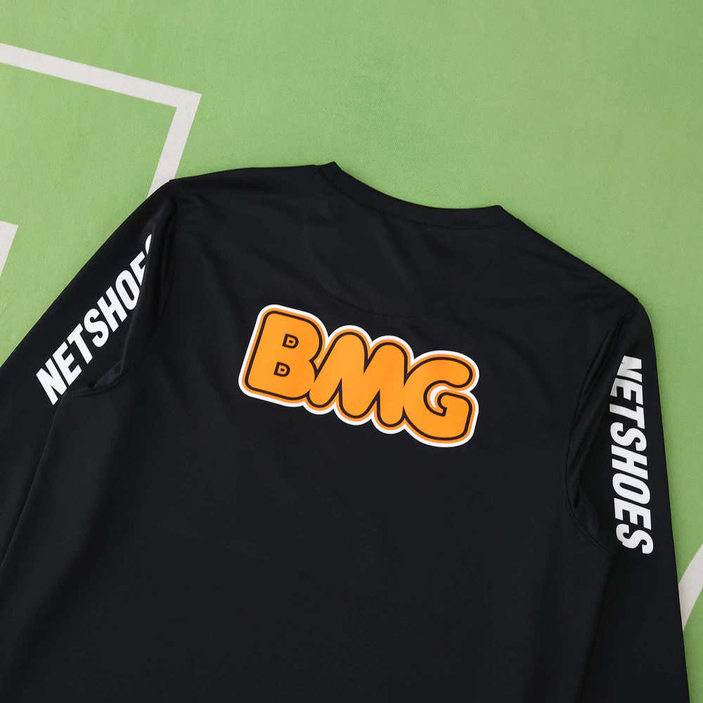 1213 season Santos FC black Long sleeved retro Fan version