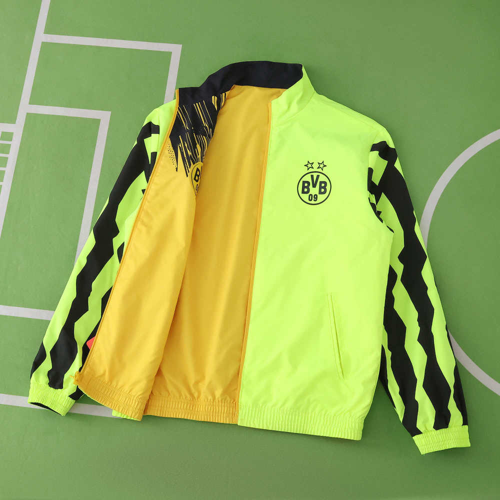2526 Borussia Dortmund Wear on both sides windbreaker