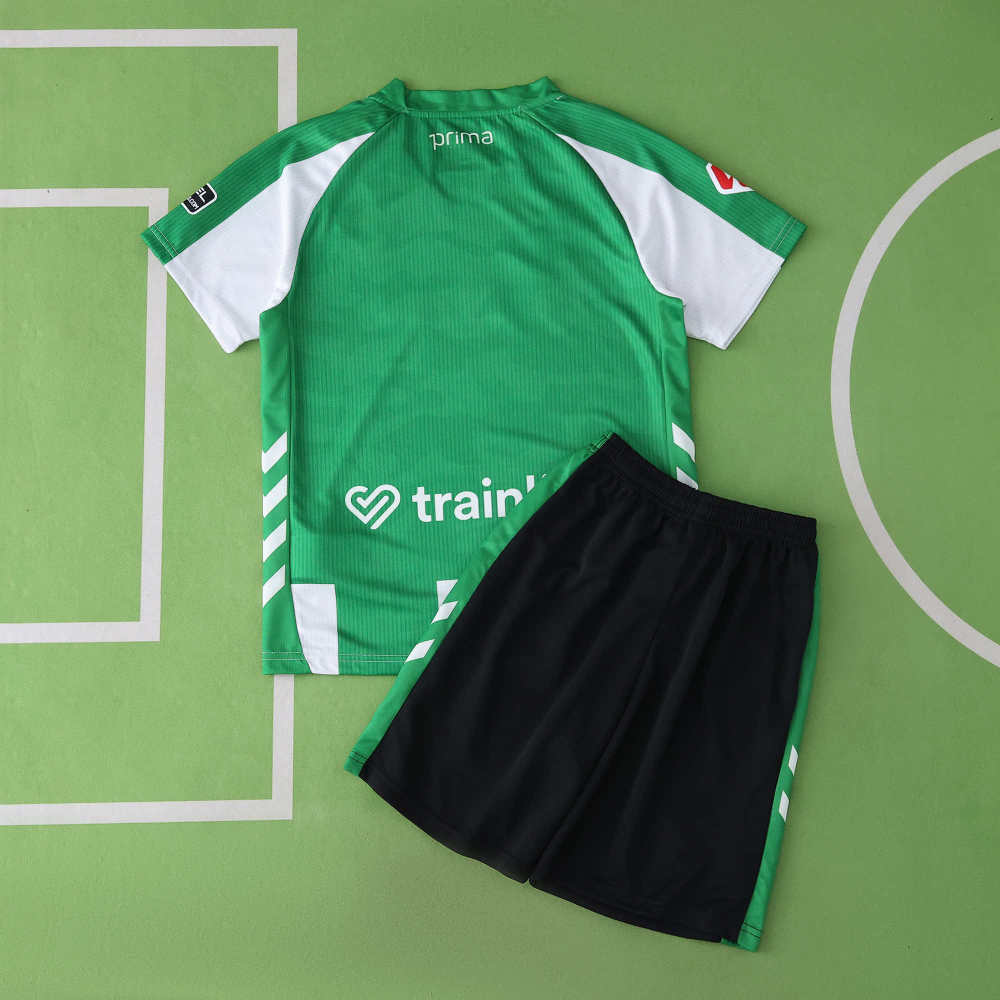 2526 season Real Betis Balompié home Kids kit