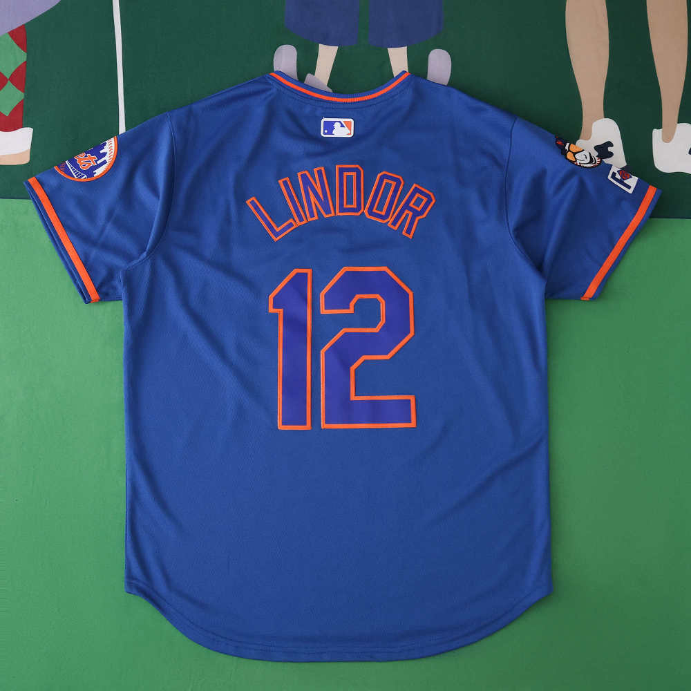 2025 MLB New York Mets 12#LINDOR