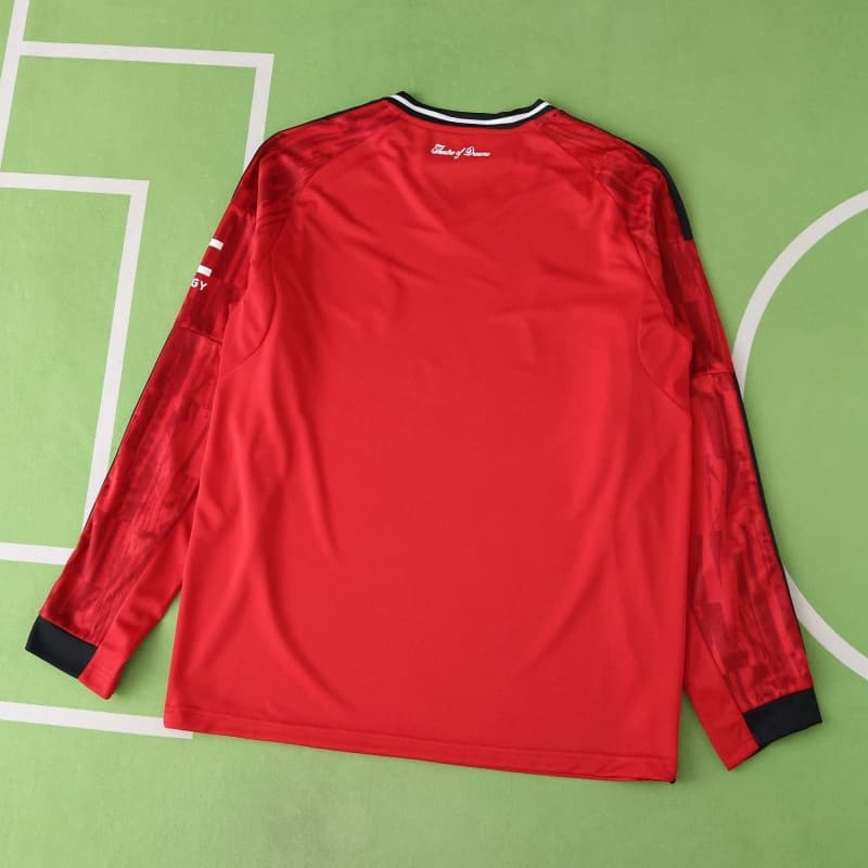 2526 season Manchester United F.C. home Long sleeve Fan version