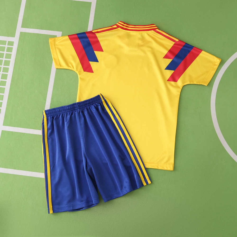 1990 season Colombia home retro Kids kit