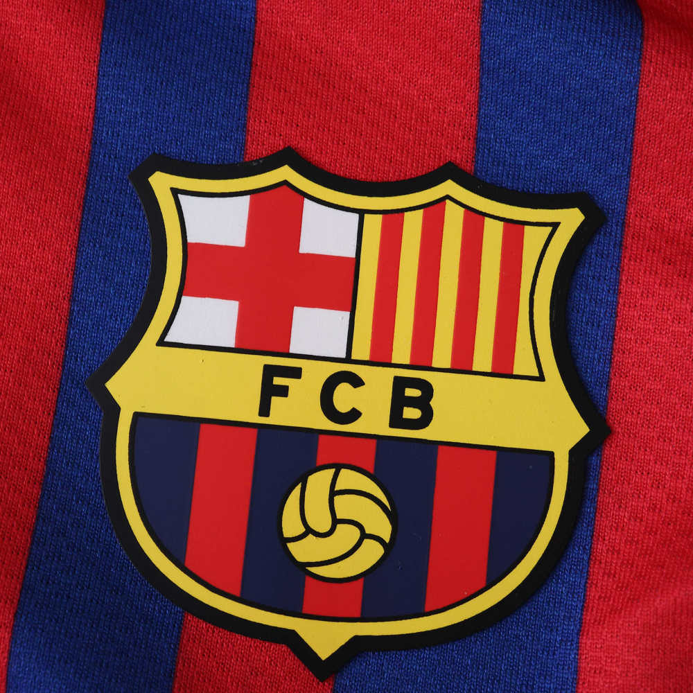 1112 season FC Barcelona / Barça home retro Kids kit