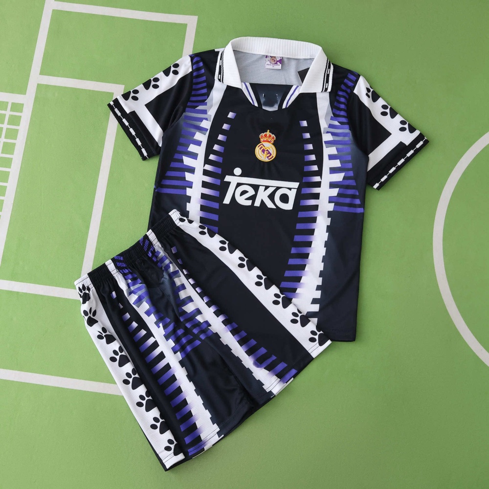 9798 season Real Madrid CF third retro Kids kit