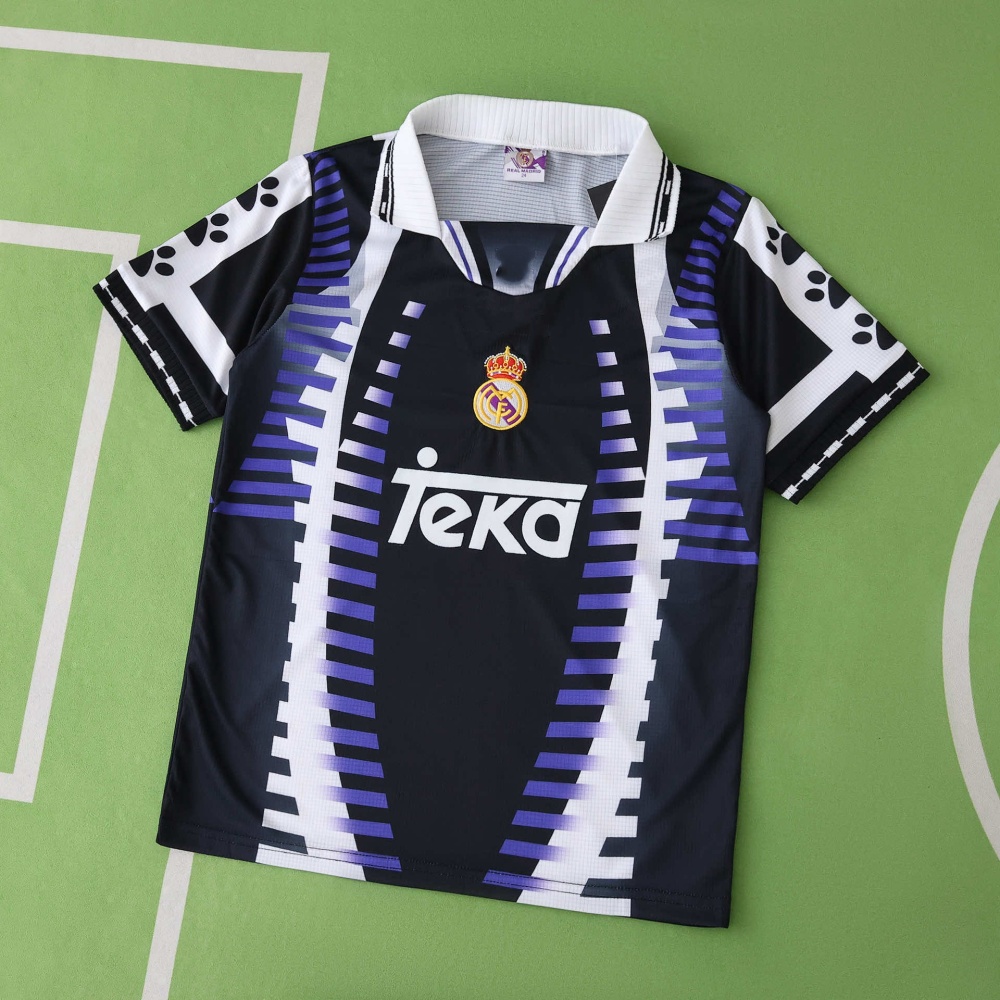 9798 season Real Madrid CF third retro Kids kit