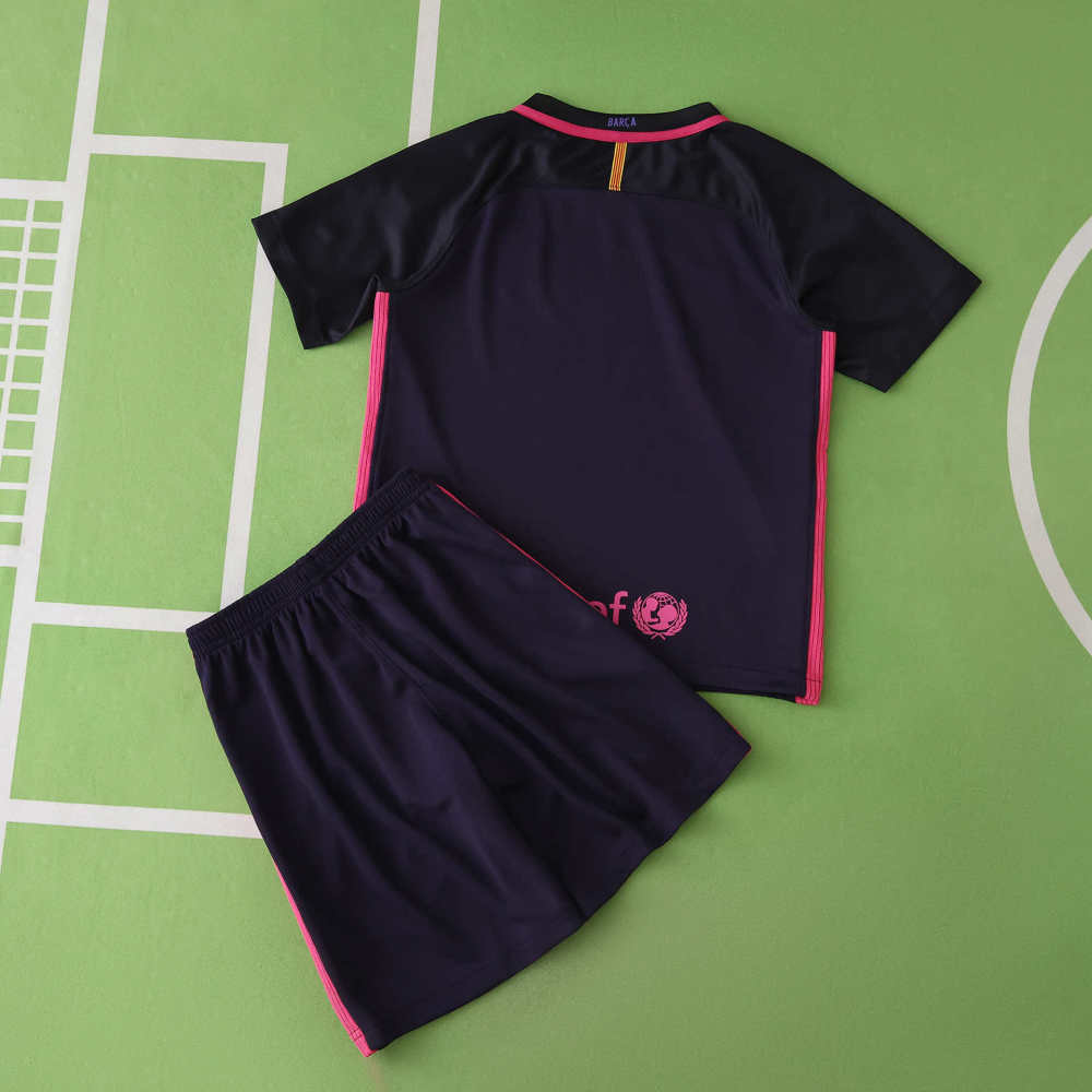 1617 season FC Barcelona / Barça away retro Kids kit