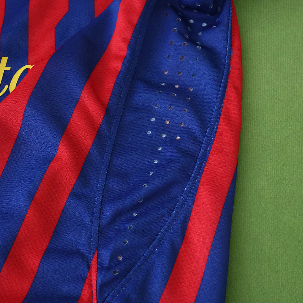 1112 season FC Barcelona / Barça home retro Kids kit