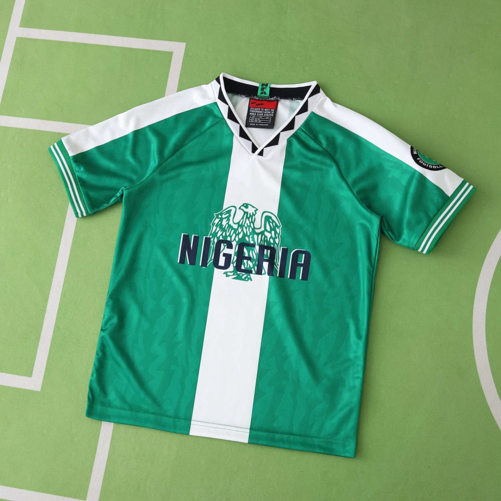 1996 season Nigeria home retro Kids kit