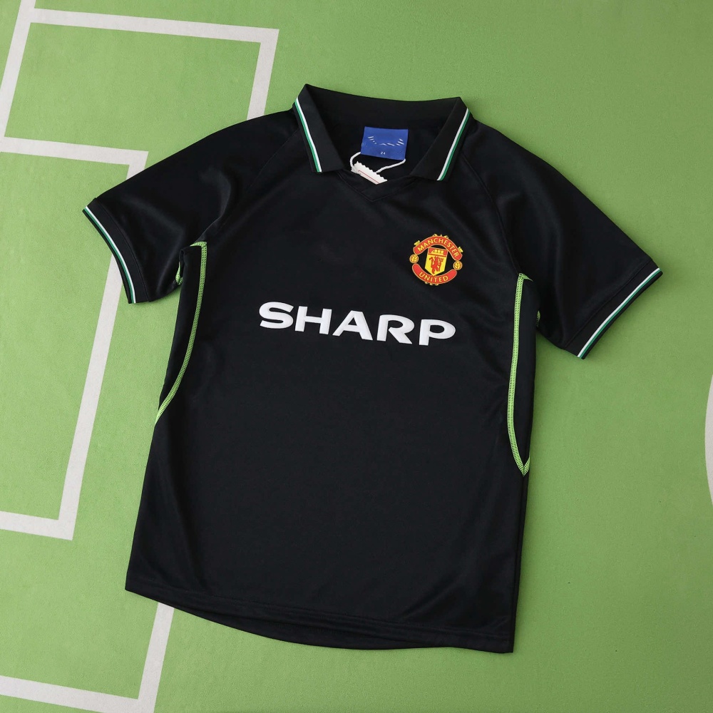 9899 season Manchester United F.C. third retro Kids kit