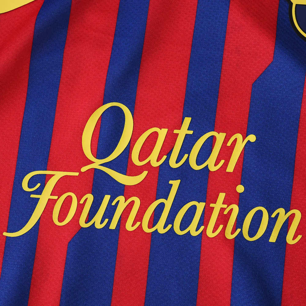 1112 season FC Barcelona / Barça home retro Kids kit