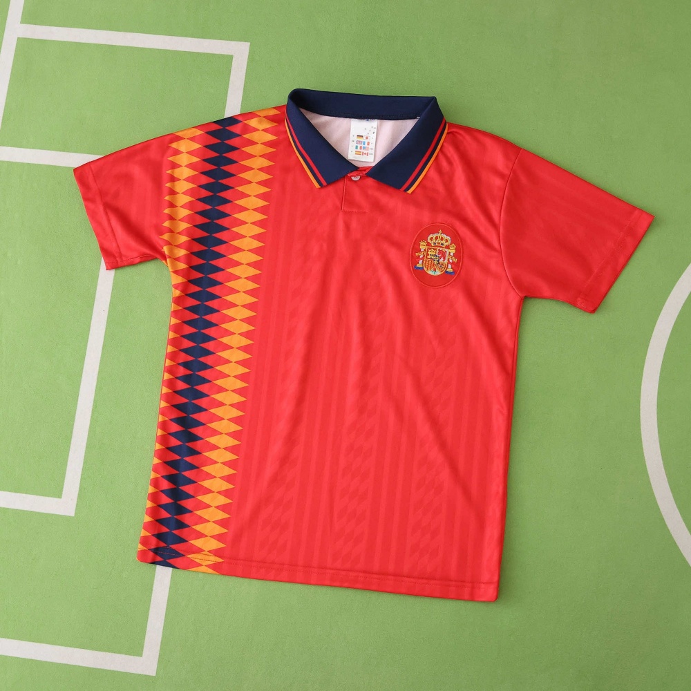 1994 season Spain home retro Kids kit
