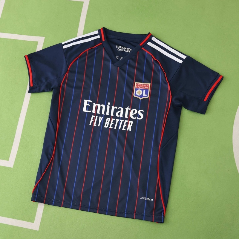 2526 season Olympique Lyonnais away Kids kit