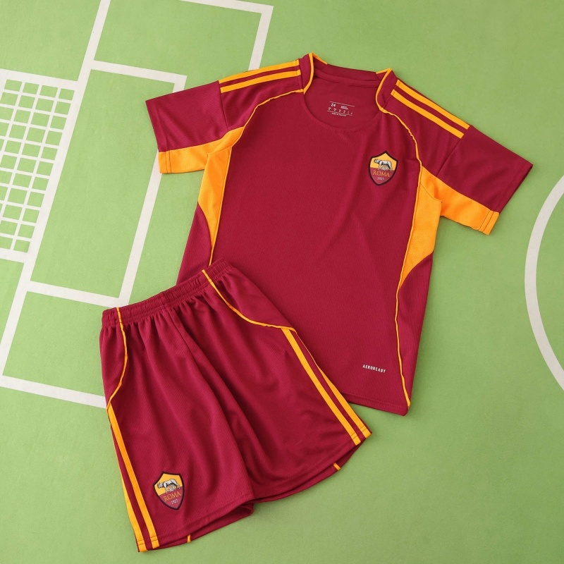 2526 season A.S. Roma home Kids kit