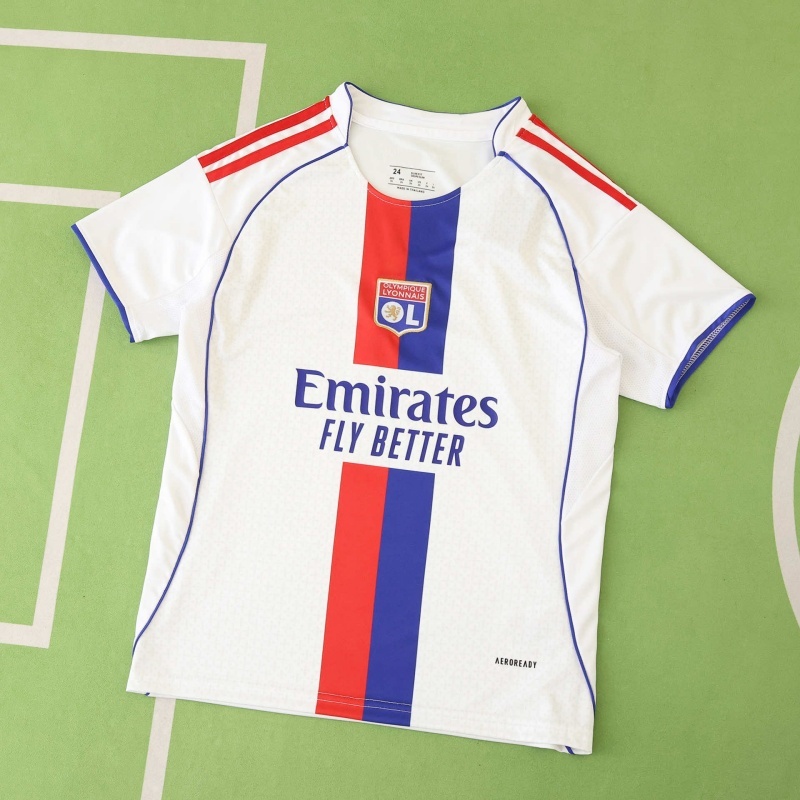 2526 season Olympique Lyonnais home Kids kit
