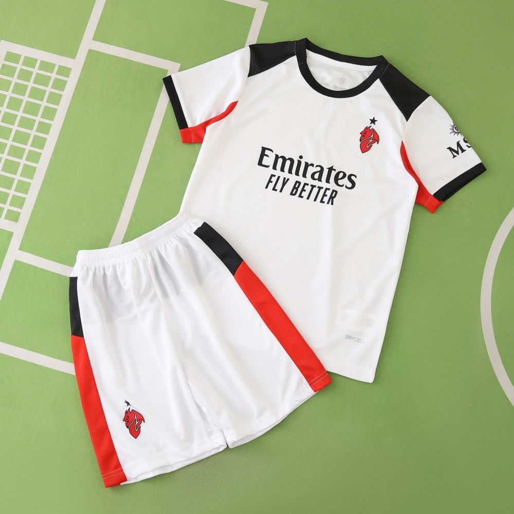 2526 Season A.C. Milan Away Kids Kit