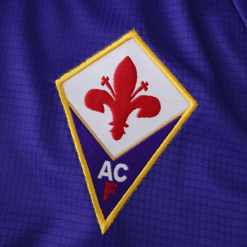 98 season ACF Fiorentina home Long sleeve  retro Fan version