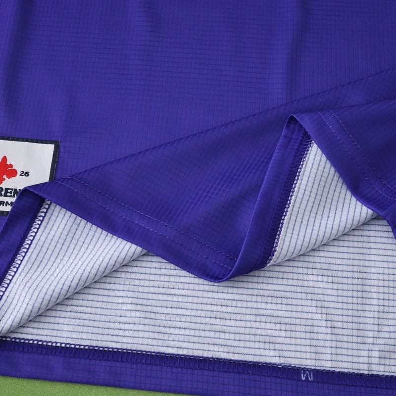 98 season ACF Fiorentina home Long sleeve  retro Fan version