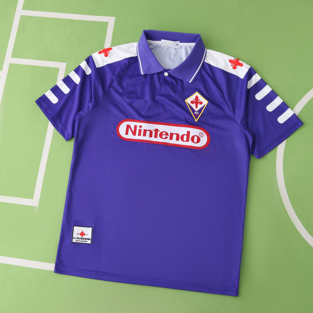 98 season ACF Fiorentina home retro Fan version
