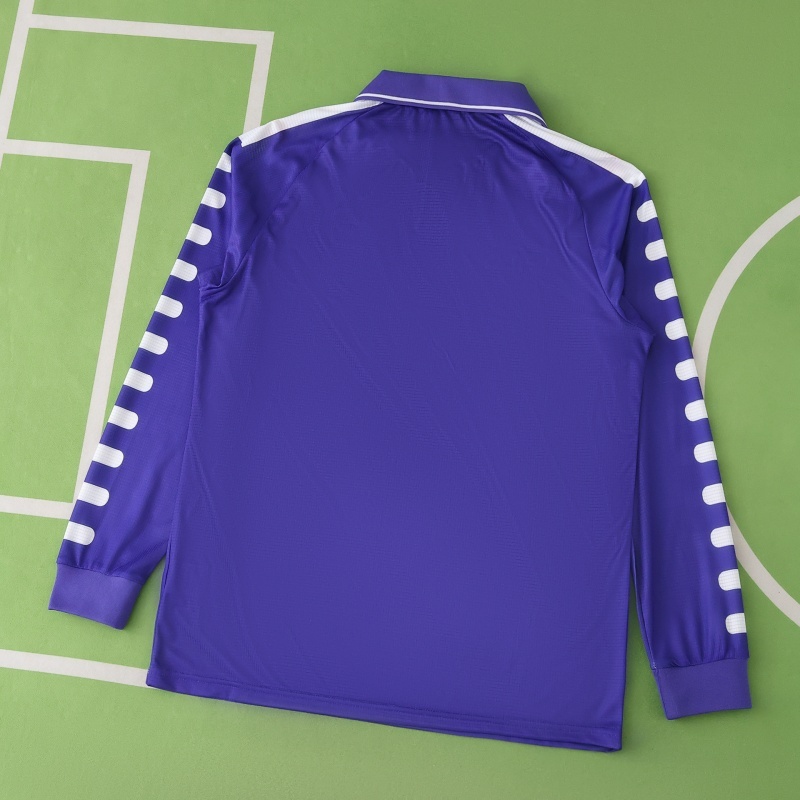 98 season ACF Fiorentina home Long sleeve  retro Fan version