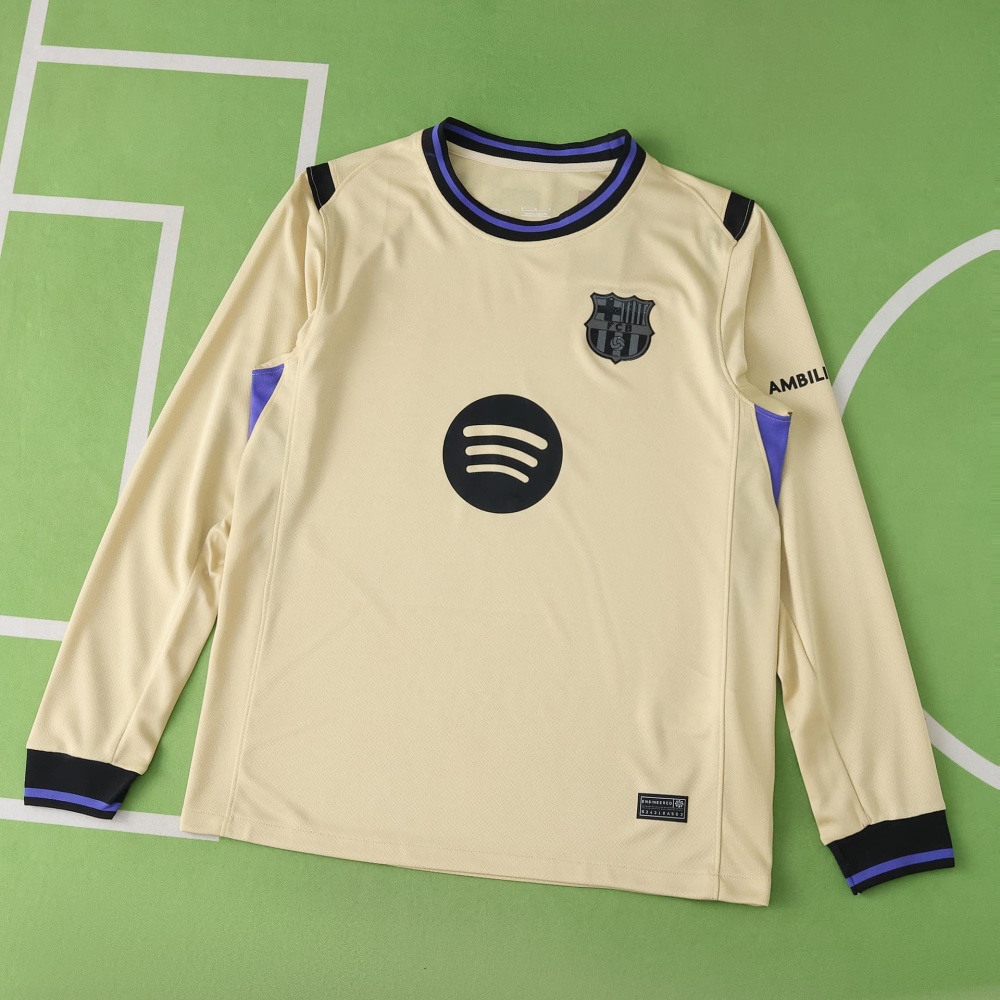 2526 season FC Barcelona / Barça away Long sleeved Fan version