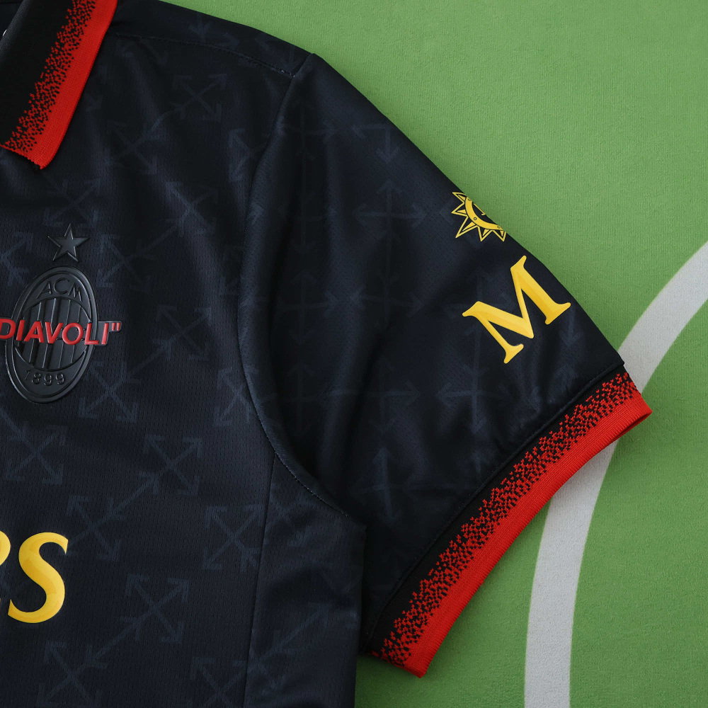 2425 season A.C. Milan x OFF-WHITE Fan version