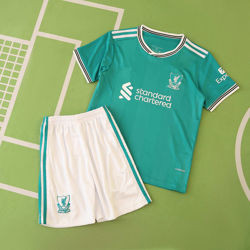 2526 Season Liverpool F.C. Third Kids Kit