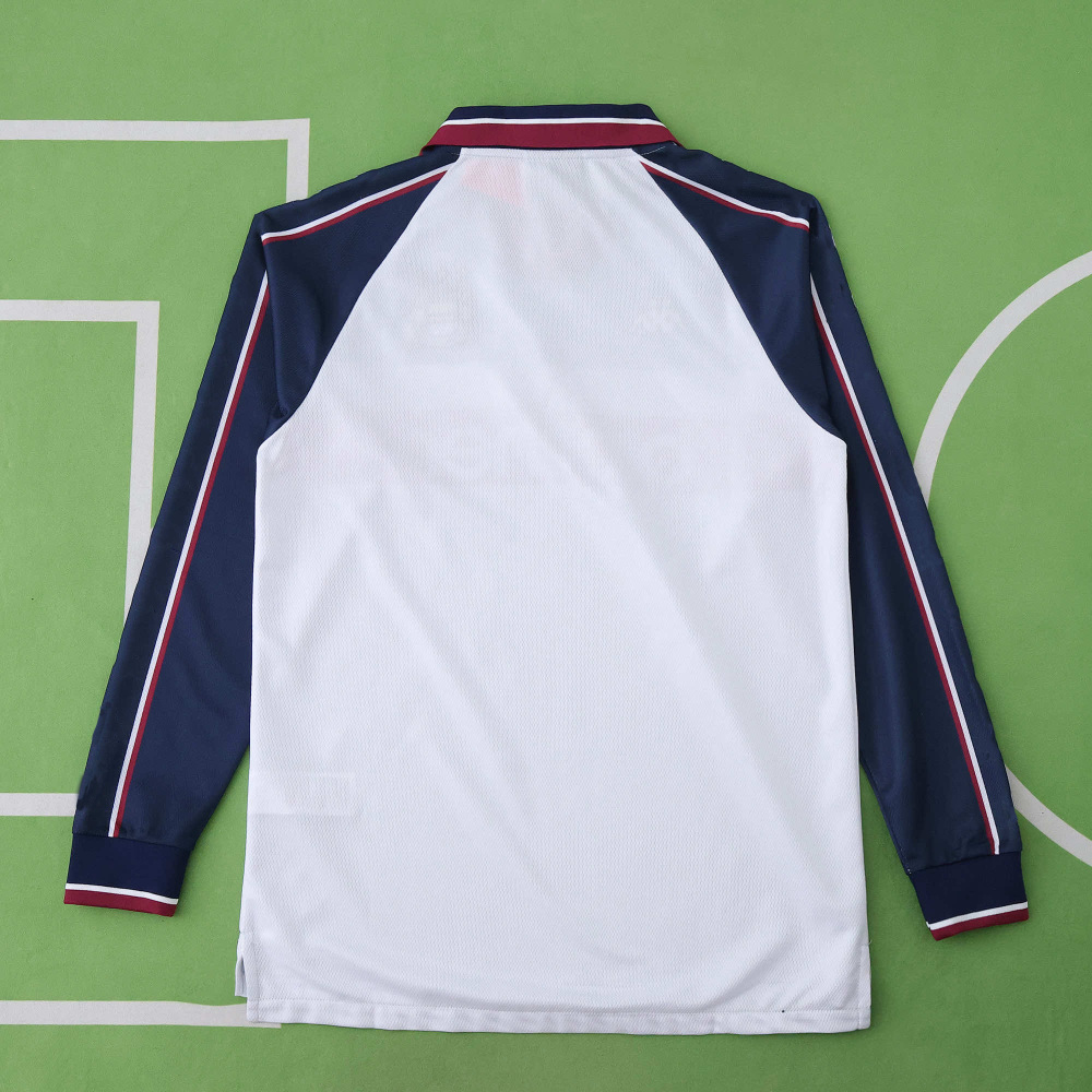 9798 season Manchester City F.C. away Long sleeved retro Fan version