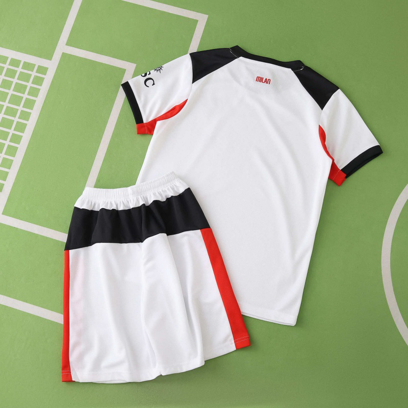 2526 Season A.C. Milan  Away Kids Kit