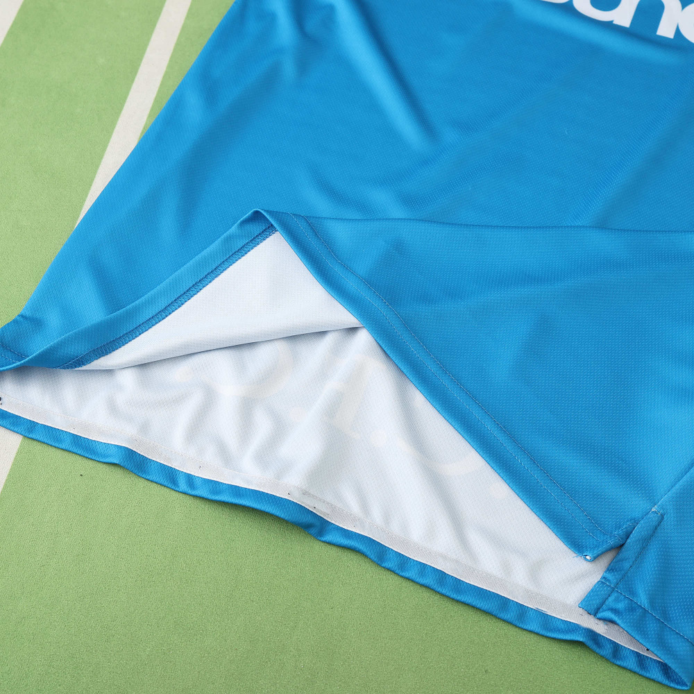 9798 season Manchester City F.C. home retro Fan version