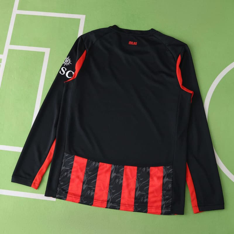 2526 season A.C. Milan home Long sleeved Fan version