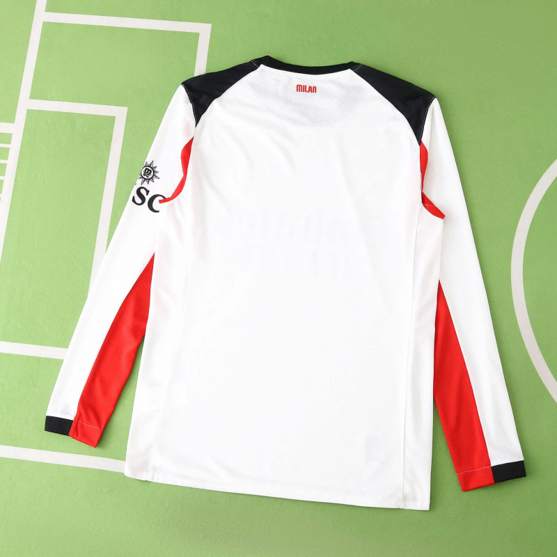 2526 Season  A.C. Milan Away Long sleeved Player version