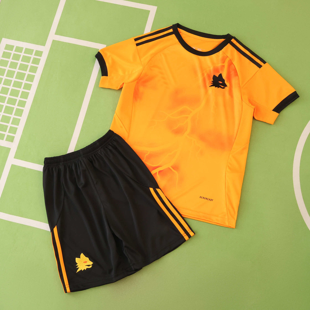 2526 season A.S. Roma away Kids kit