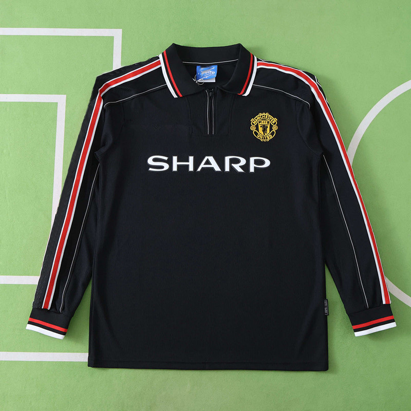 1998 season Manchester United F.C. away retro Long sleeved Fan version