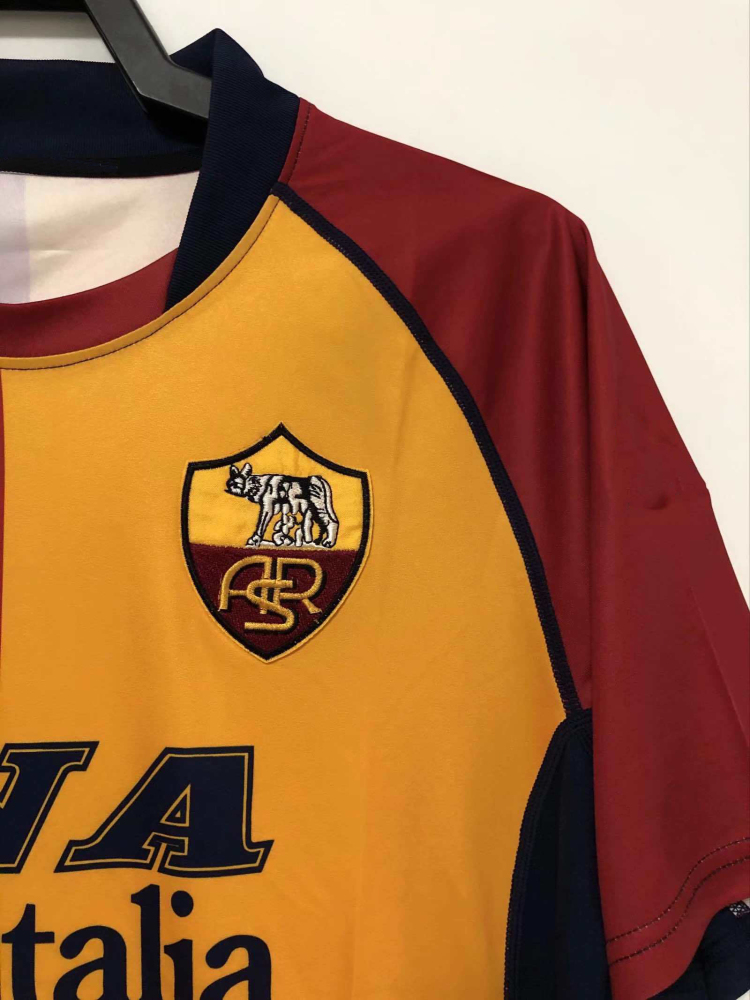 01 season Roma home retro  Fan version