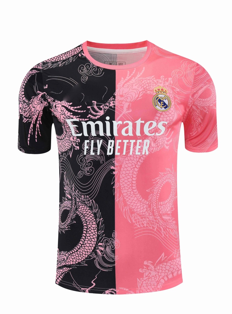 2526 season Real Madrid CF Training clothes suit Short sleeve Fan version