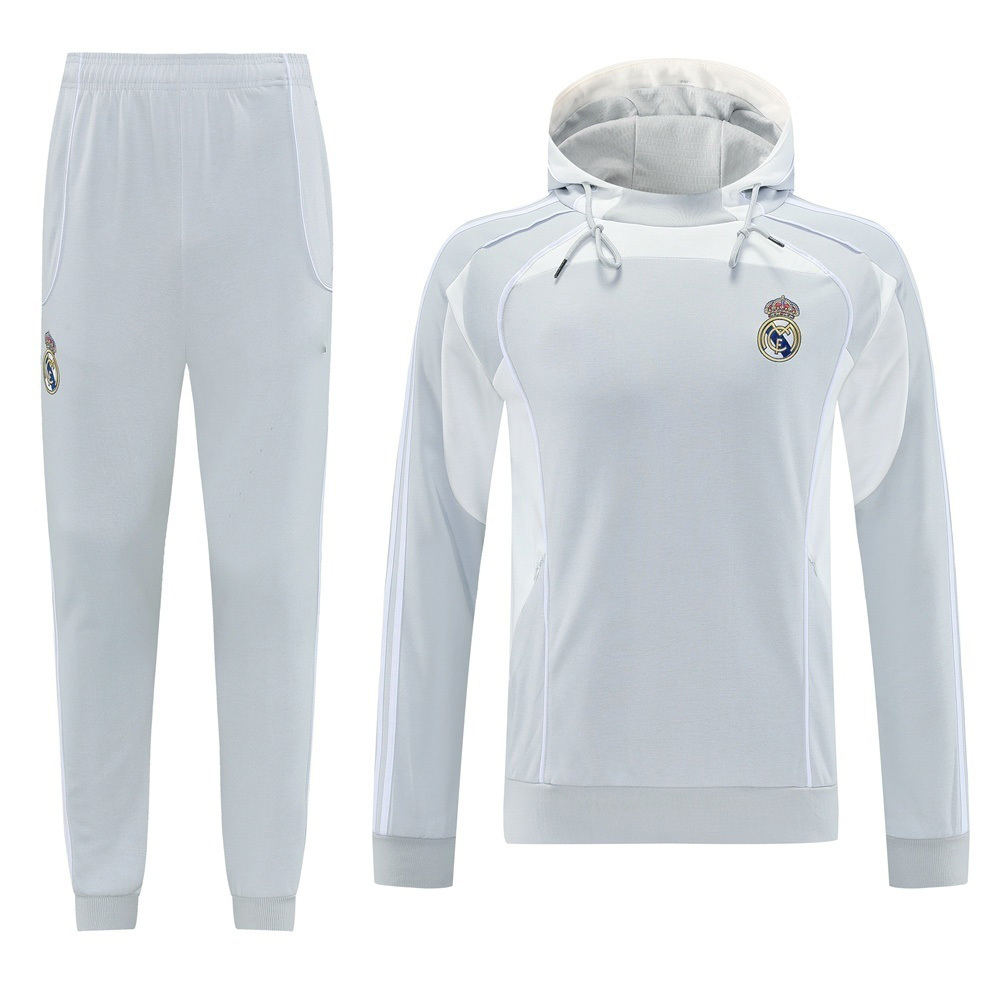 2526 season Real Madrid CF hooded Training jacket set