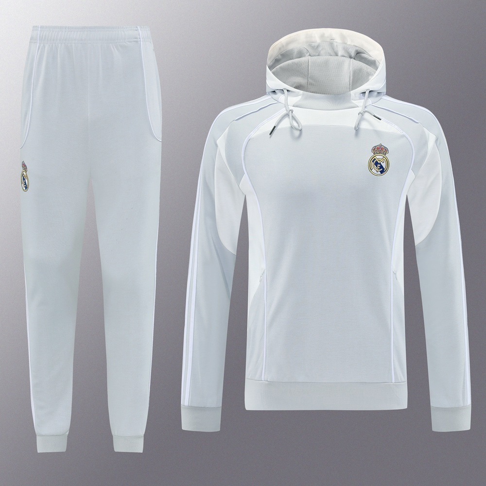 2526 season Real Madrid CF hooded Training jacket set