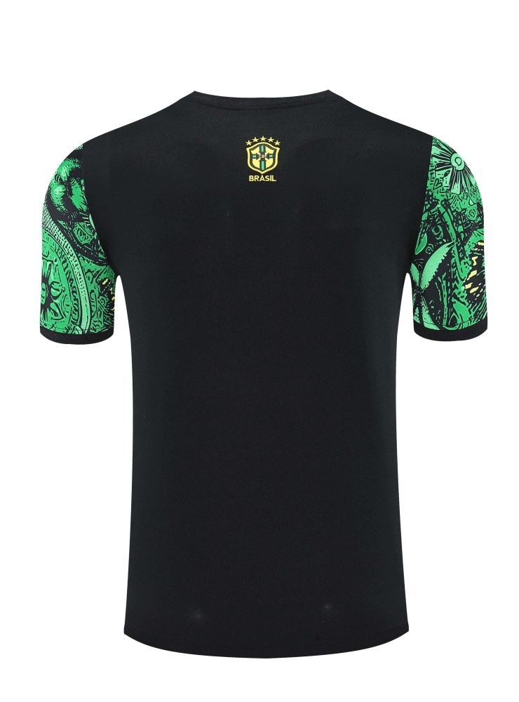 2526 Brazil Jesus Training clothes suit Short sleeve Fan version