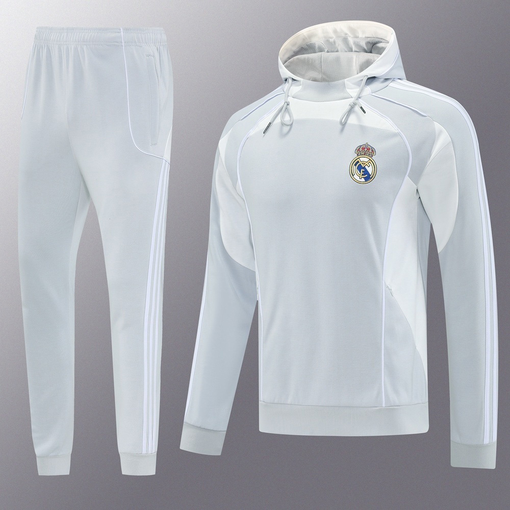 2526 season Real Madrid CF hooded Training jacket set