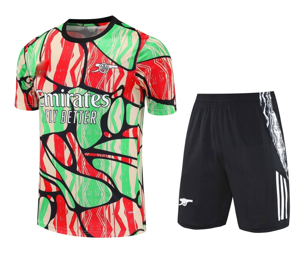 2526 season Arsenal F.C. Training clothes suit Short sleeve Fan version
