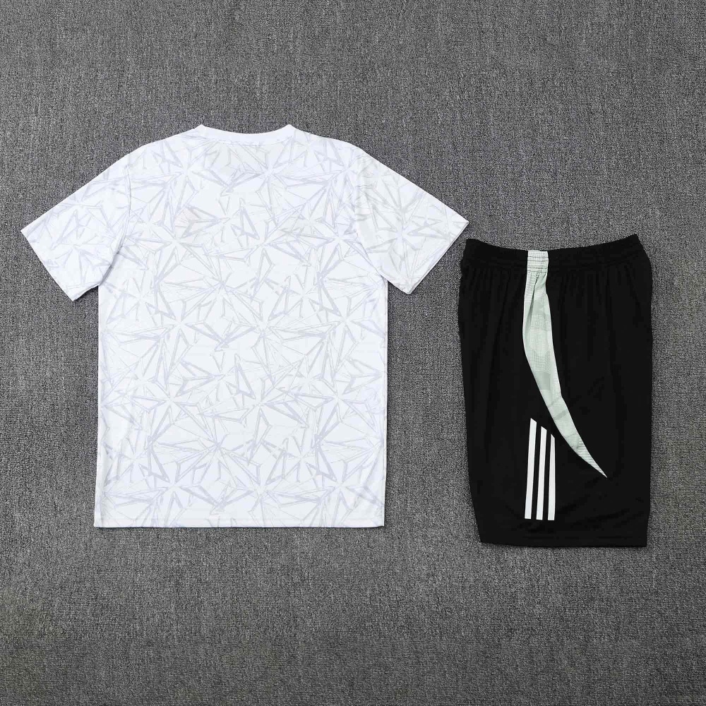 2526 season Real Madrid CF Training clothes suit Short sleeve Fan version