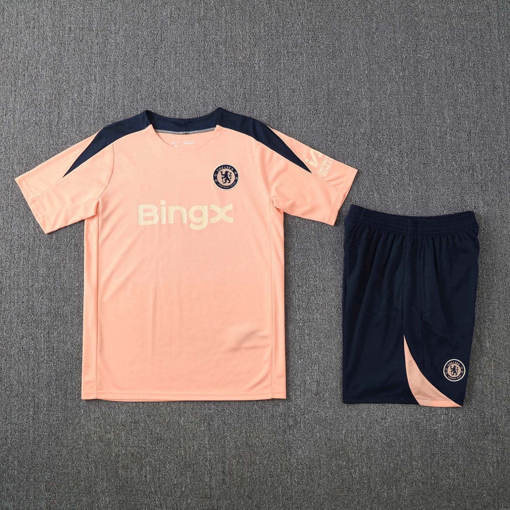2526 season Chelsea F.C. Training clothes suit Short sleeve Fan version