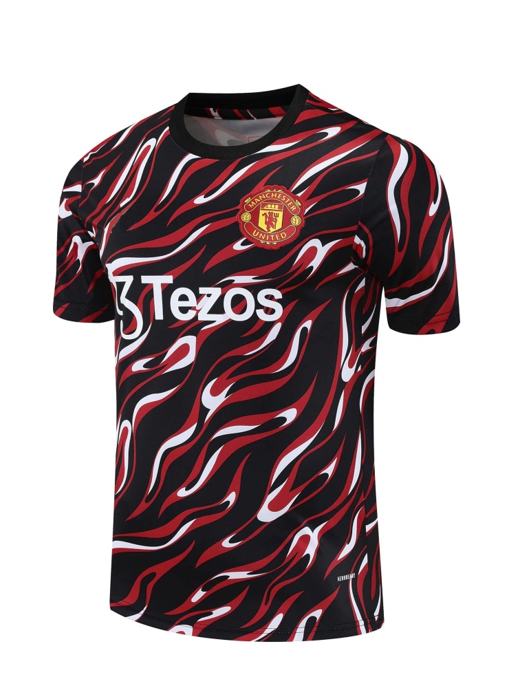 2526 season Manchester United F.C. Training clothes suit Short sleeve Fan version